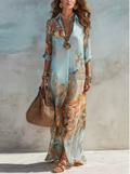 Serena | Vestido camisero mediterráneo