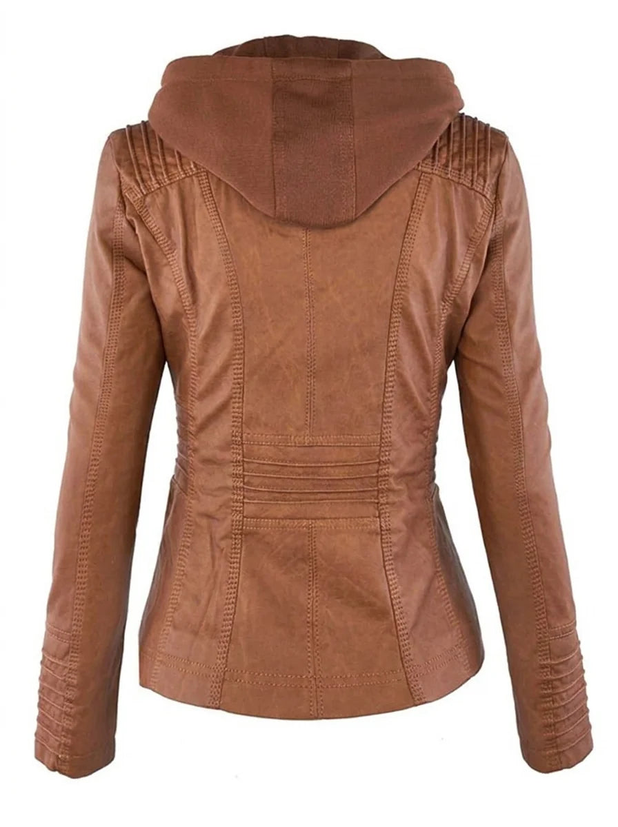 ASUNCIÓN | Veste Effet Cuir Résistante et Élégante