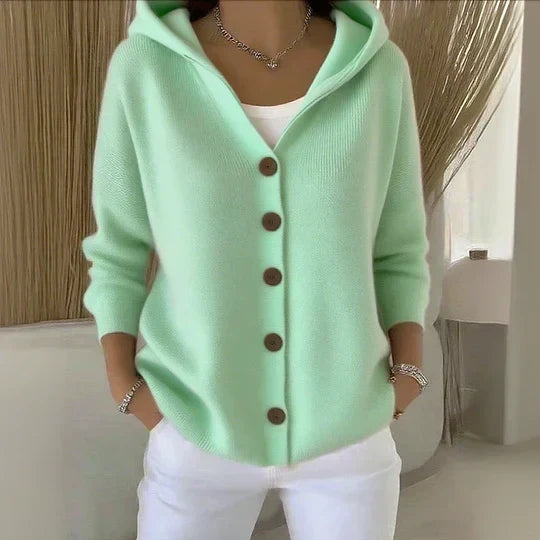 ROSETTA | Cardigan à Capuche