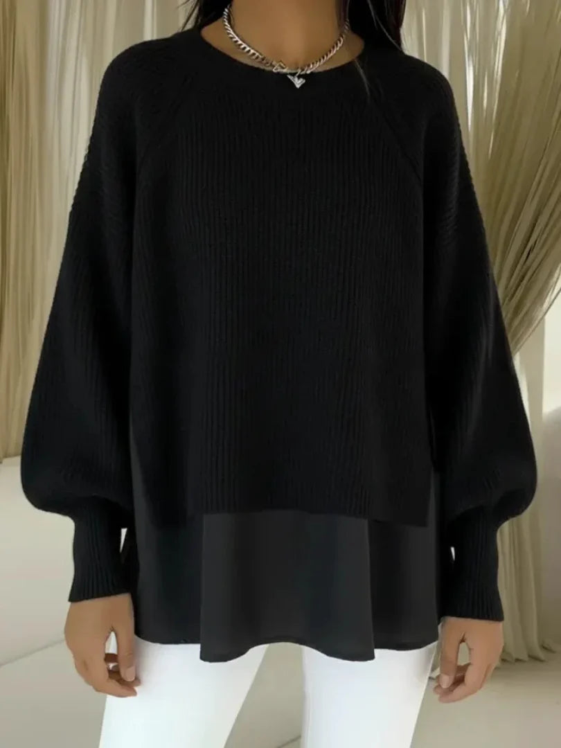 CLELIA | Pull Effet Deux Pièces