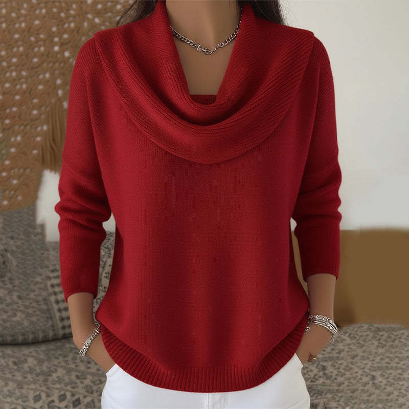 IOLE | Pull Col Drapé