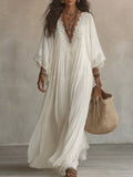 MABEL | Robe Longue en Mousseline
