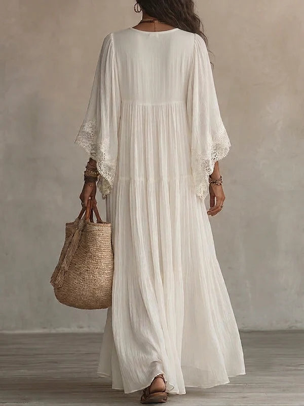 MABEL | Robe Longue en Mousseline